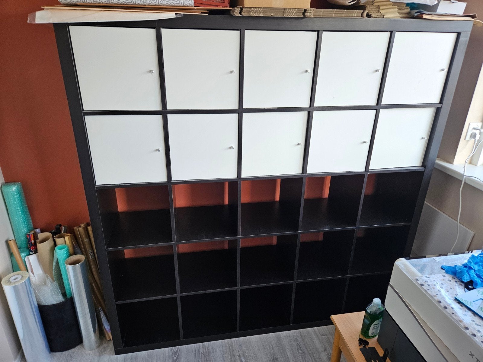 Kallax kast ikea, Ophalen, Gebruikt, 150 tot 200 cm, Minder dan 100 cm