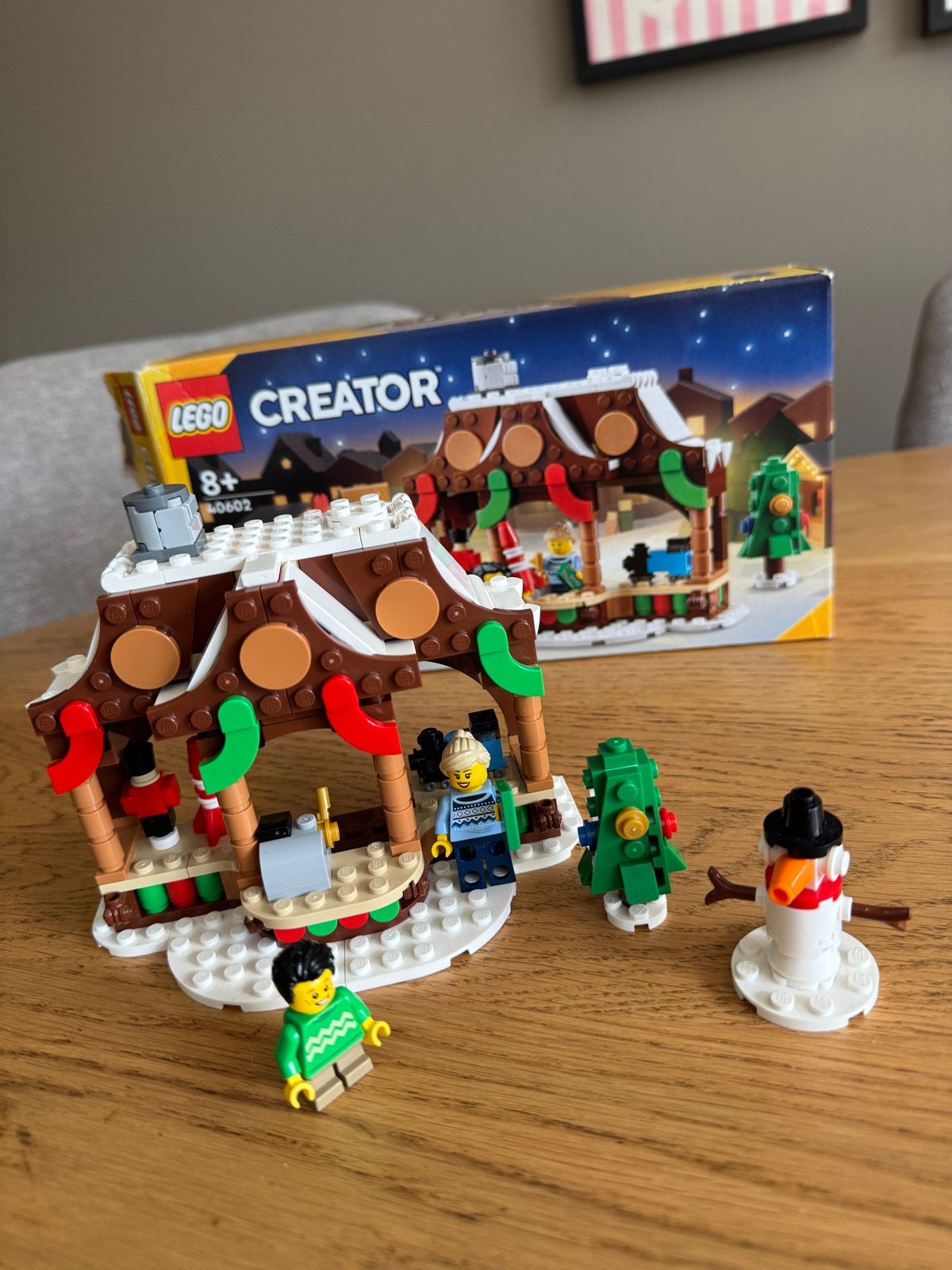 LEGO Creator 40602 Winter Kerstmarkt Kraampje, Ophalen of Verzenden, Zo goed als nieuw, Overige merken