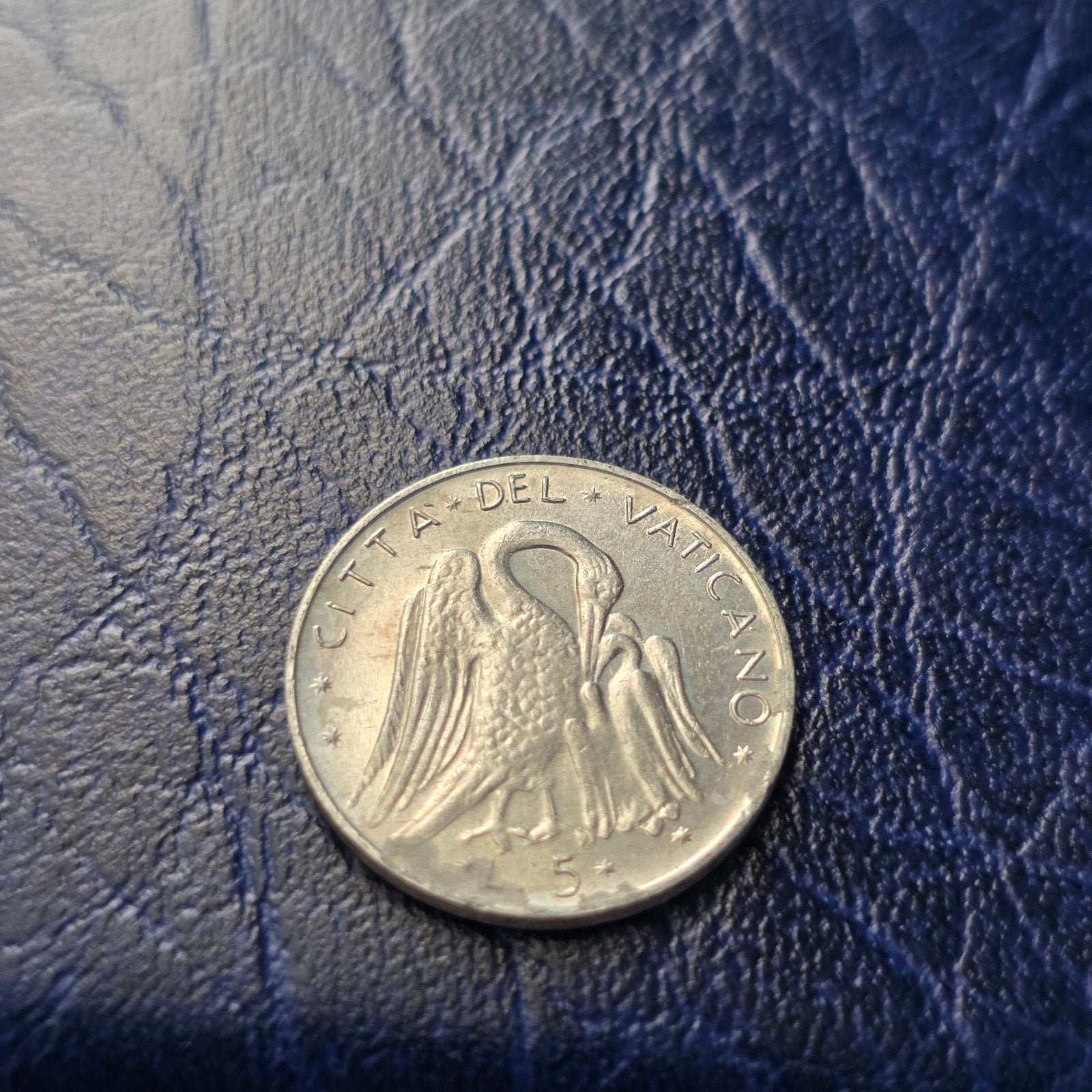 5 Lire 1973 Vaticaanstad - Paulus VI, Ophalen of Verzenden, Overige landen, Losse munt
