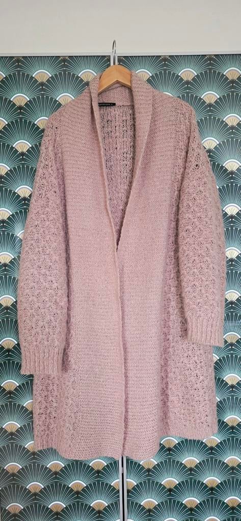 Mohair vest van 133JONAS - Enkellang, Maat 38/40 (M), Ophalen of Verzenden, 133JONAS, Roze