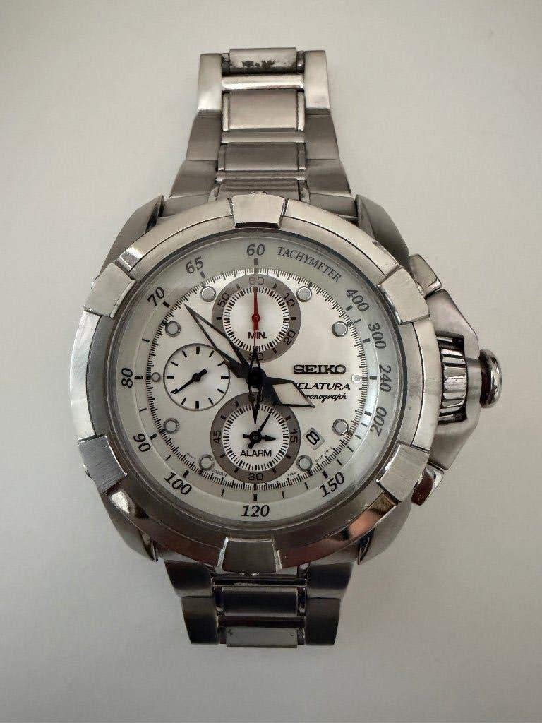 Seiko SNAA89P1, Ophalen, Polshorloge, Zo goed als nieuw, Overige materialen