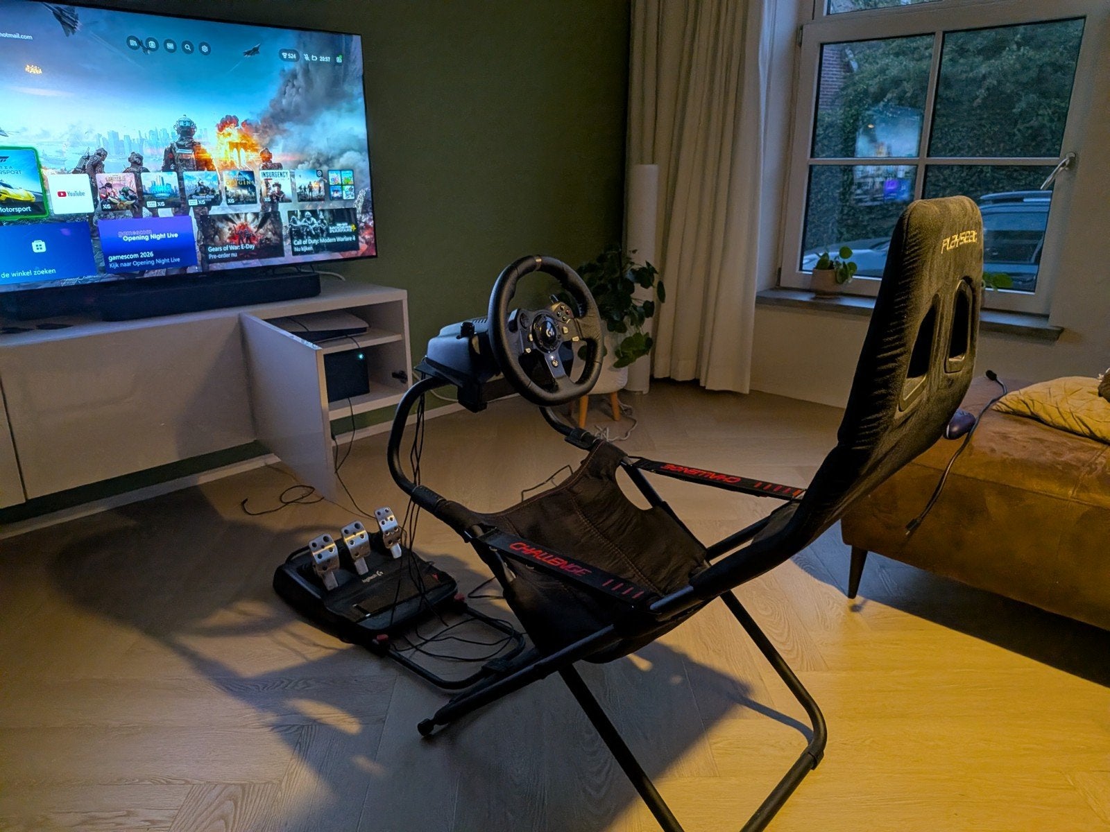 Logitech G920 met Playseat Challenge en Shifter, Ophalen, Gebruikt