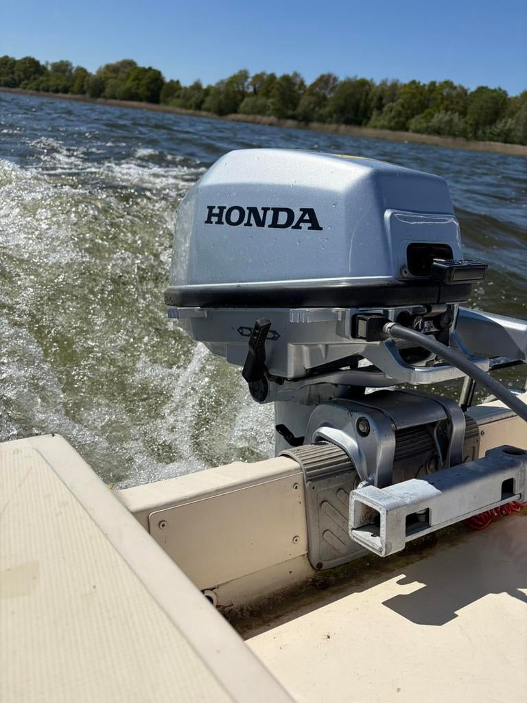 Honda 5pk 4takt buitenboordmotor - kortstaart type BF5A, Ophalen, Gebruikt, Motor en Techniek, Zeilboot of Motorboot