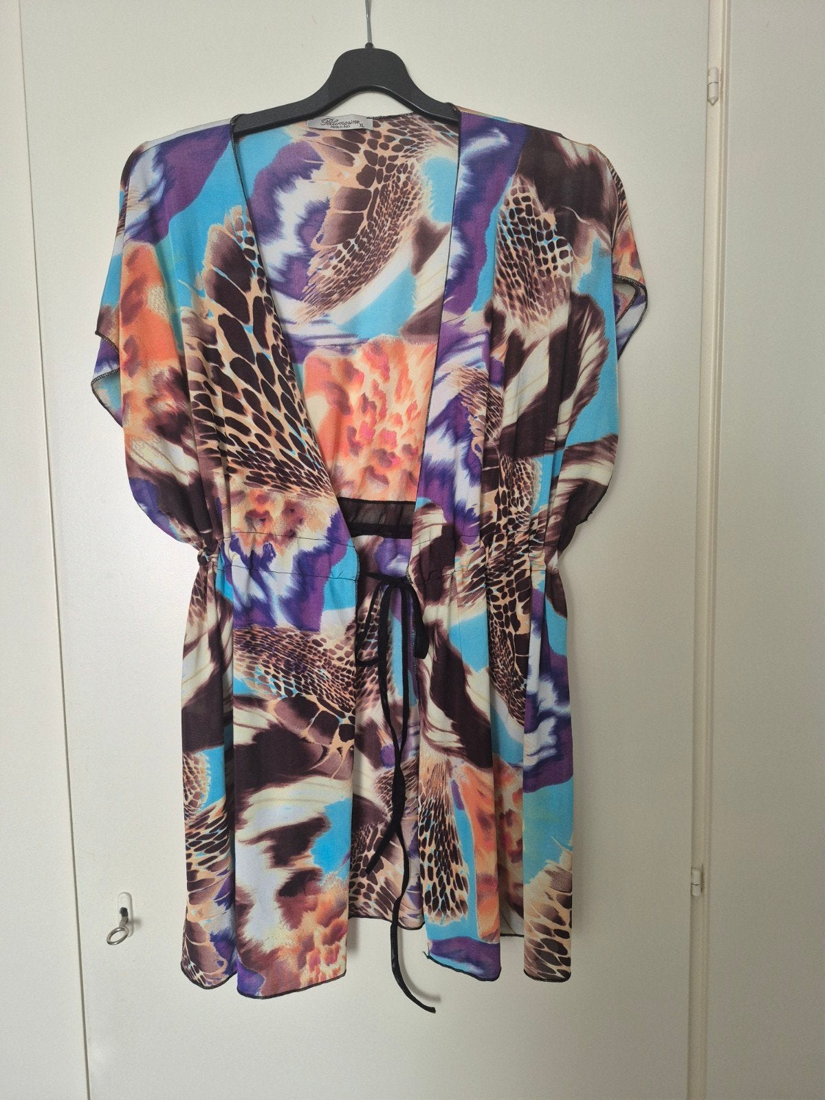 BLUEMARINE Made by Italy Leuke voile kimono / vest maat XL, BLUEMARINE, Ophalen of Verzenden, Zo goed als nieuw, Blouse of Tuniek