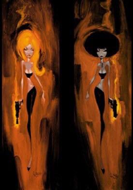 Glenn Barr Avenjah&Destroyah Prints pop surrealisme 54/450, Ophalen of Verzenden