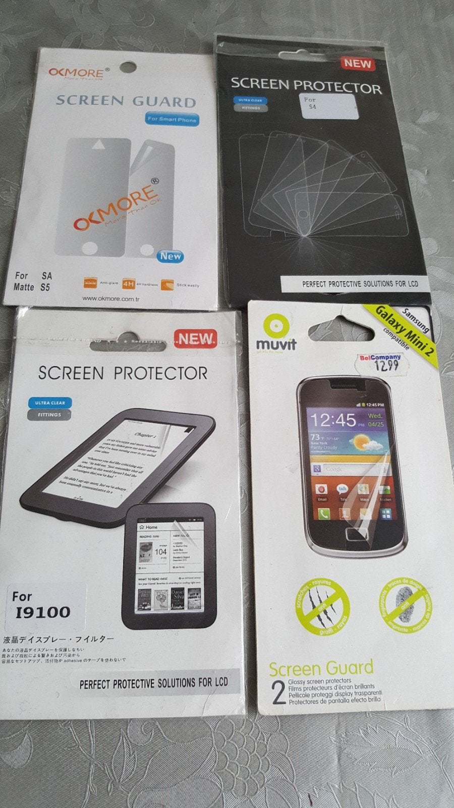 Nieuwe screen protector Samsung Galaxy S5,S4 mini 2 en i9100, Ophalen of Verzenden, Nieuw, Galaxy S5