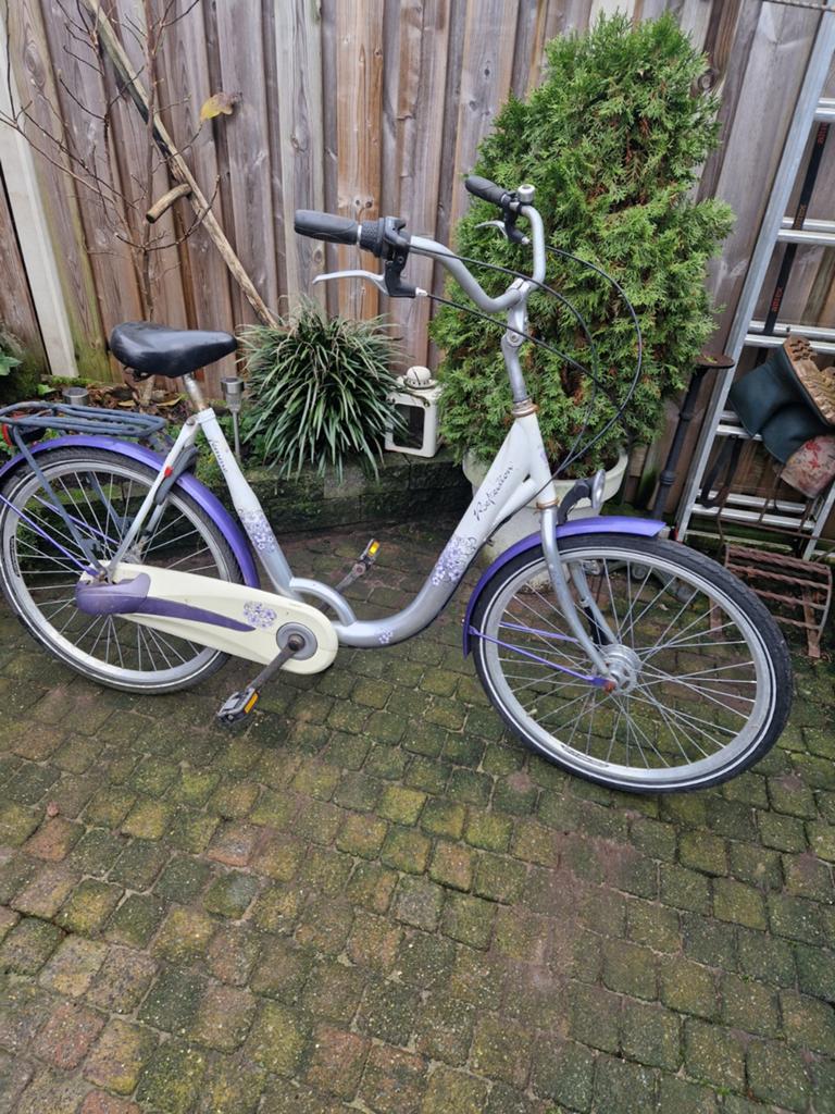 Damesfiets, Gebruikt, Versnellingen, 0 zitjes, 50 tot 53 cm