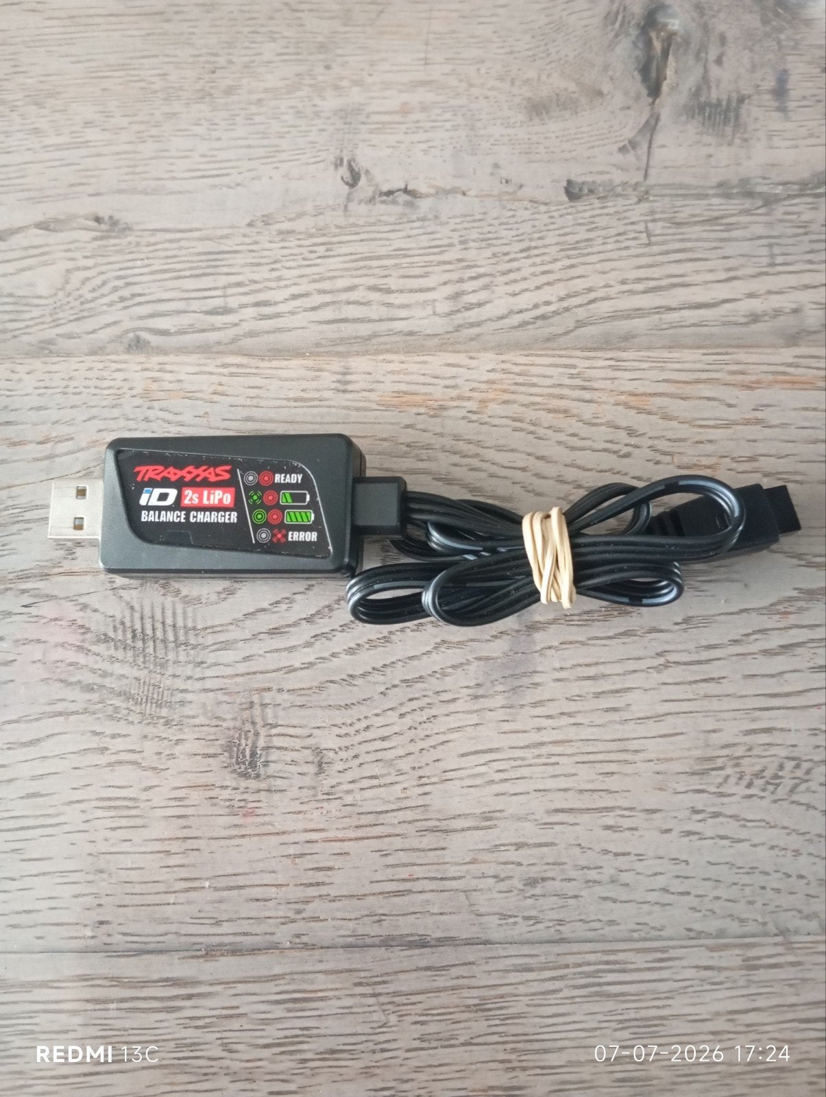 Traxxas USB Oplader voor TRX-4M Accu's (2S LiPo), Elektro, Gebruikt, Ophalen of Verzenden, Onderdeel