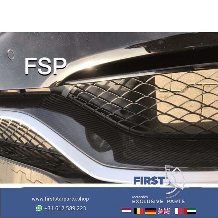 W205 C63 AMG Carbon ! Voorbumper Mercedes C Klasse 2014-2018, Auto-onderdelen, Gebruikt, -, Voor, Ophalen of Verzenden