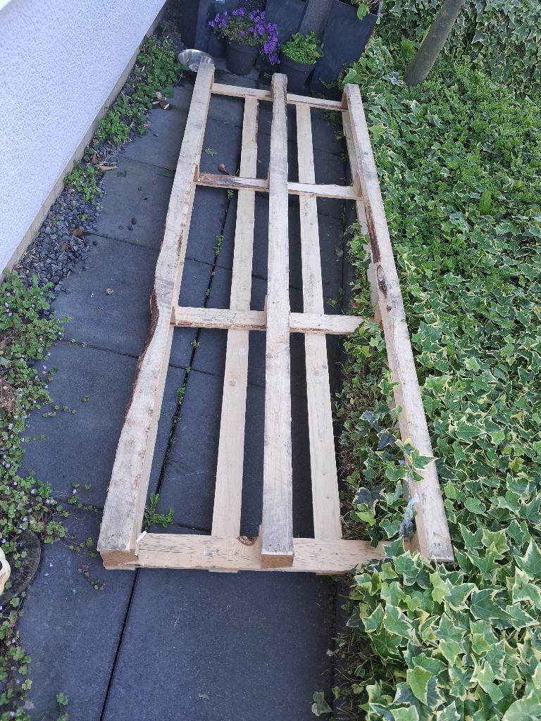 Gratis op te halen grote pallet, Ophalen, Steigerhout, 50 mm of meer, Minder dan 200 cm