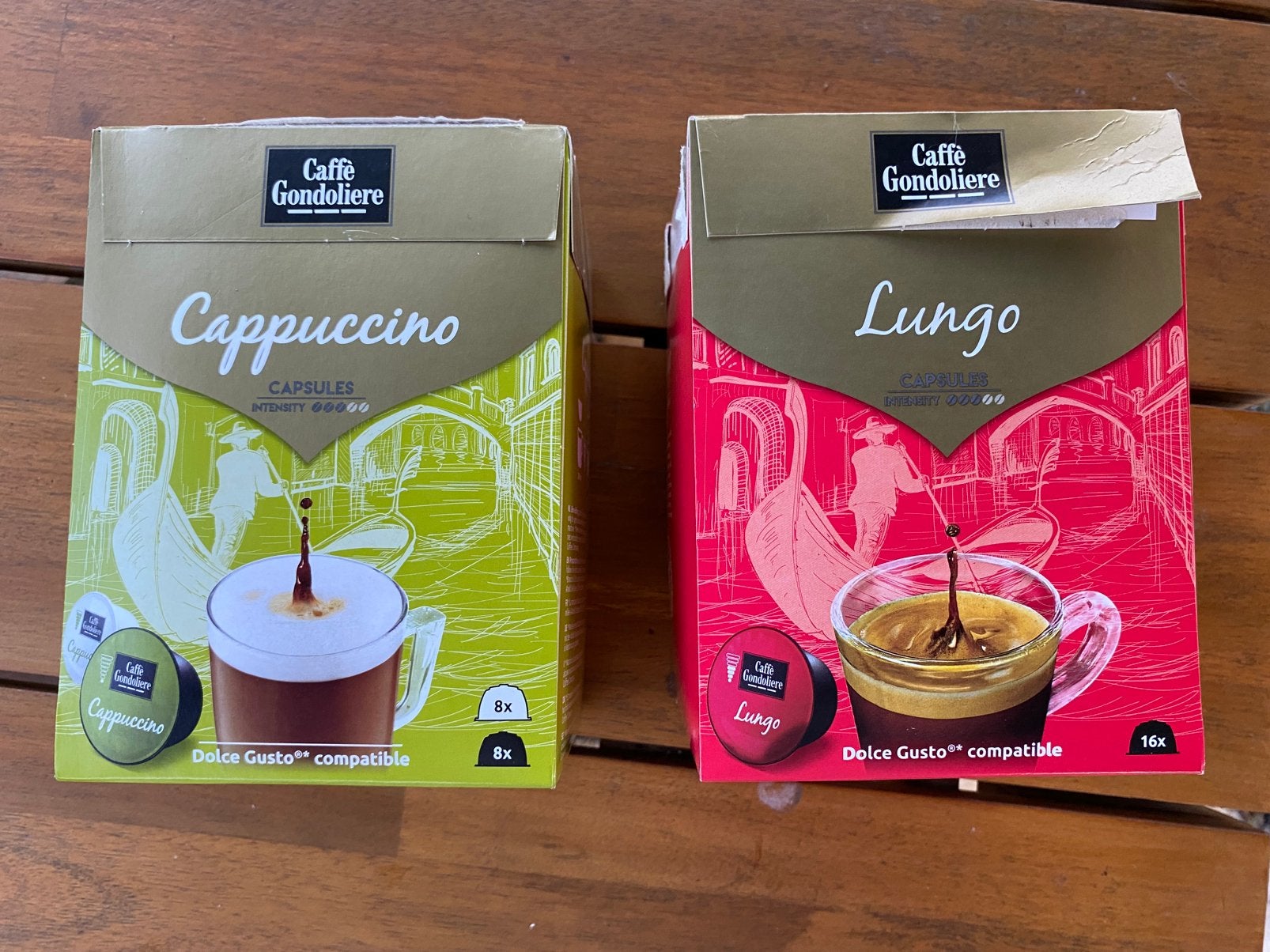 Dulce gusto koffiecups lungo en cappucino, Diversen, Levensmiddelen, Ophalen
