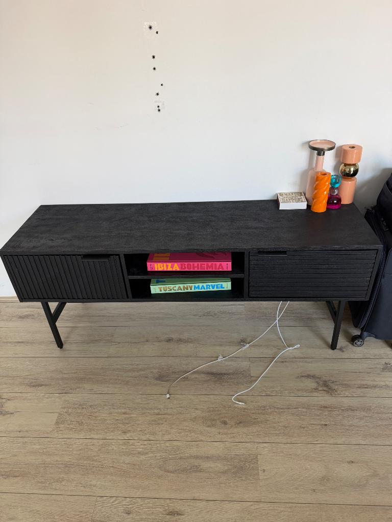 Tv kast, Huis en Inrichting, Kasten | Televisiemeubels, Ophalen, 100 tot 150 cm, Zo goed als nieuw, Minder dan 100 cm