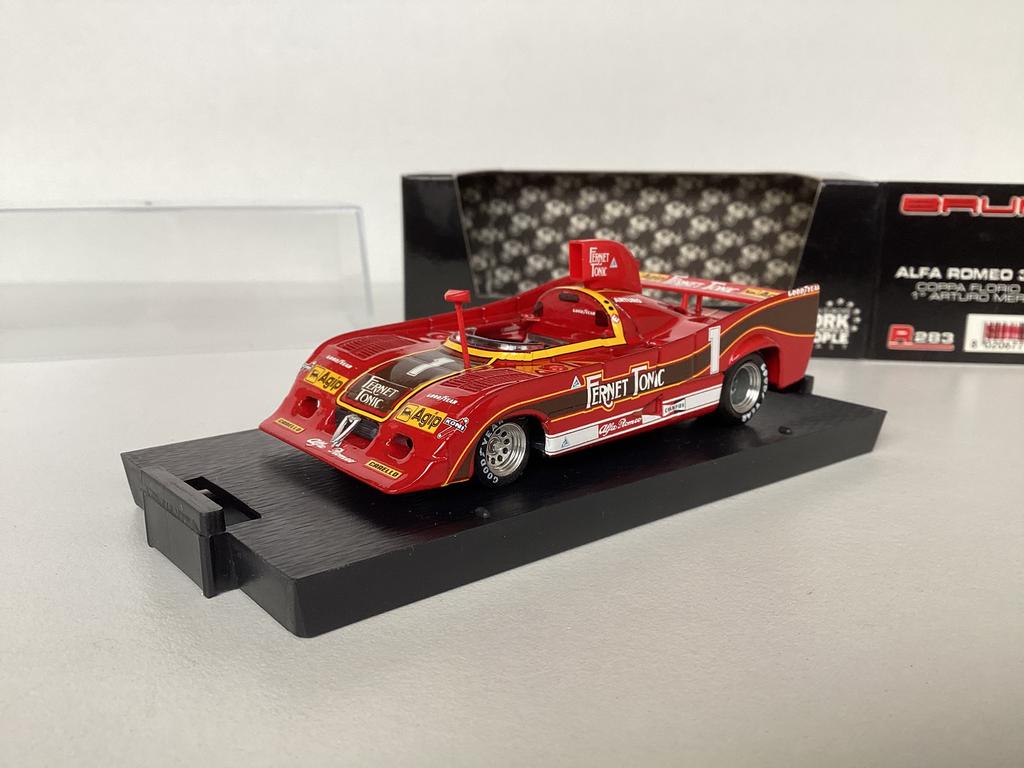 Alfa Romeo 33SC 12 (Coppa Florio 1977) 1:43 Brumm NIEUWSTAAT, Hobby en Vrije tijd, Modelauto's | 1:43, Nieuw, Auto, Overige merken
