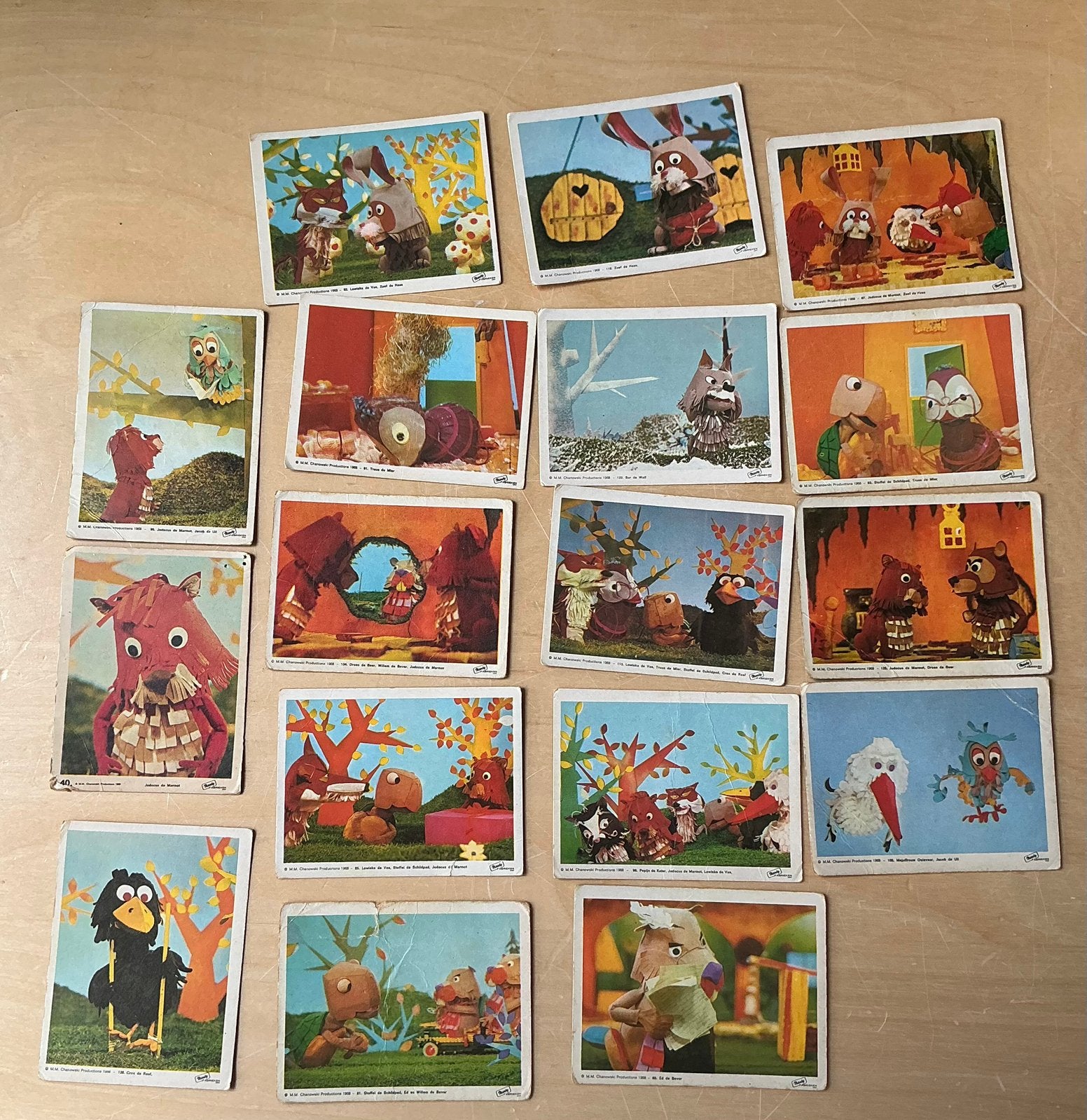 Fabeltjeskrant plaatjes (1969), Ophalen of Verzenden, Gebruikt, Plaatje