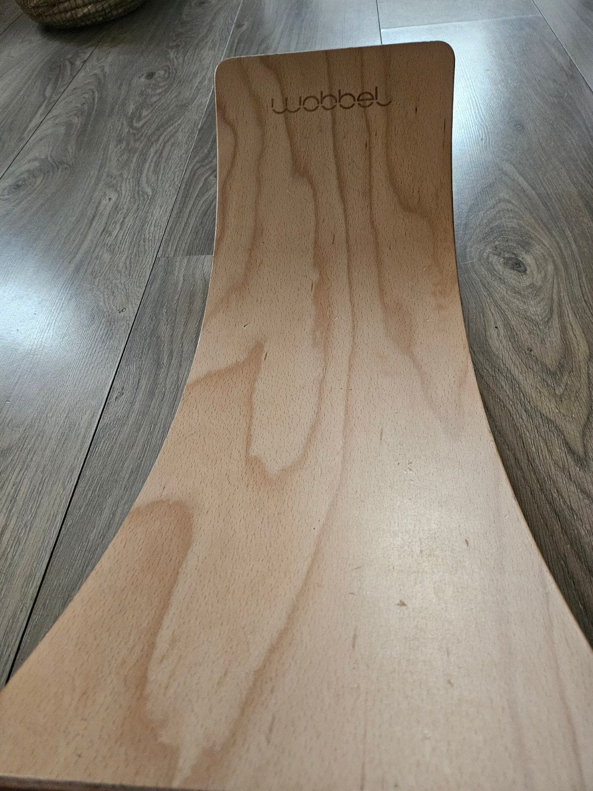 Wobbel Starter  houten balansbord met vilt, Ophalen