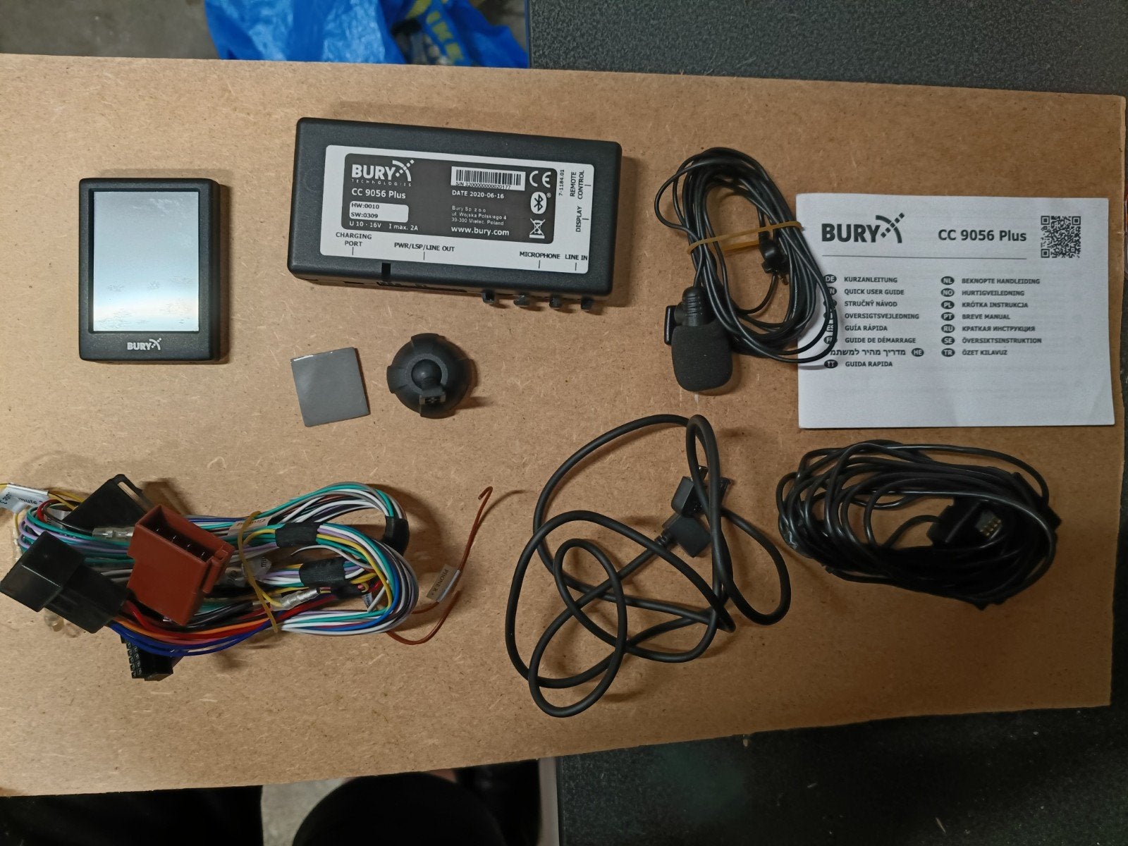 Bury CC 9056 Plus Carkit, Auto diversen, Ophalen of Verzenden, Gebruikt