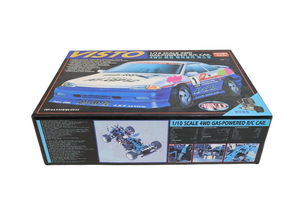 Academy VISTO GAS CAR ACA-01558 nitro rc, Hobby en Vrije tijd, Modelbouw | Radiografisch | Auto's, Nieuw, Ophalen of Verzenden