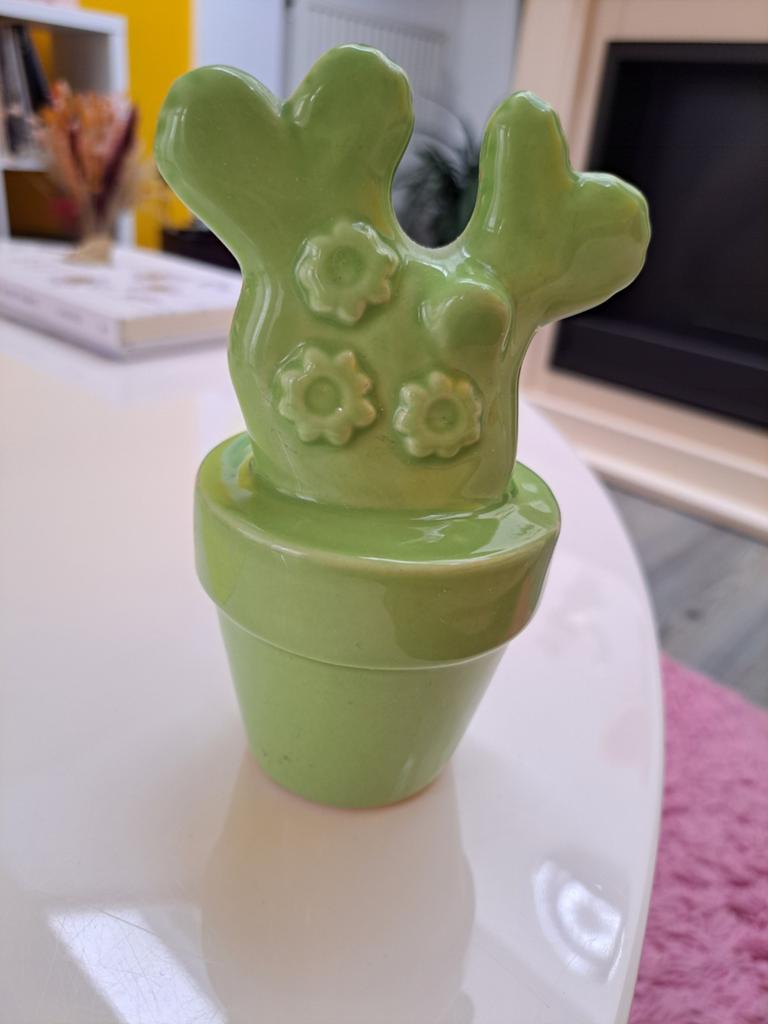 Groen cactusbeeld, Ophalen of Verzenden, Nieuw, Overige typen