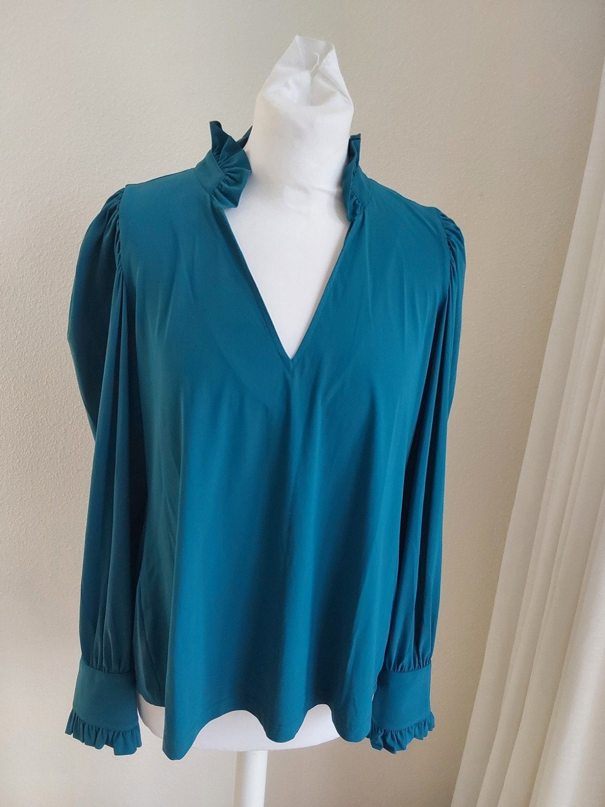 Prachtige blouse van Studio Anneloes maat L, travelstof, Studio Anneloes, Ophalen of Verzenden, Zo goed als nieuw