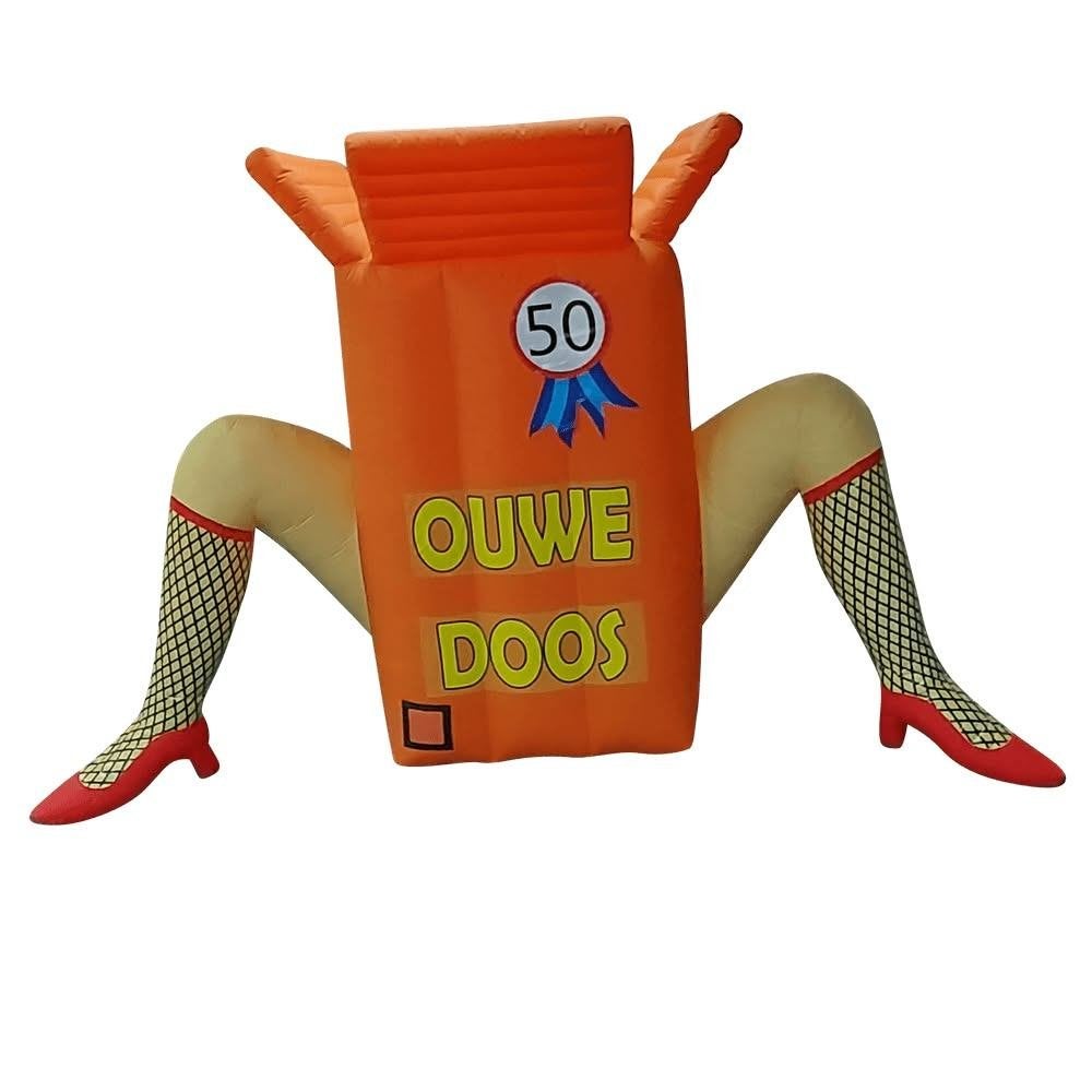 Opblaasfiguur Ouwe Doos Te Huur, Ophalen, Zo goed als nieuw, Overige