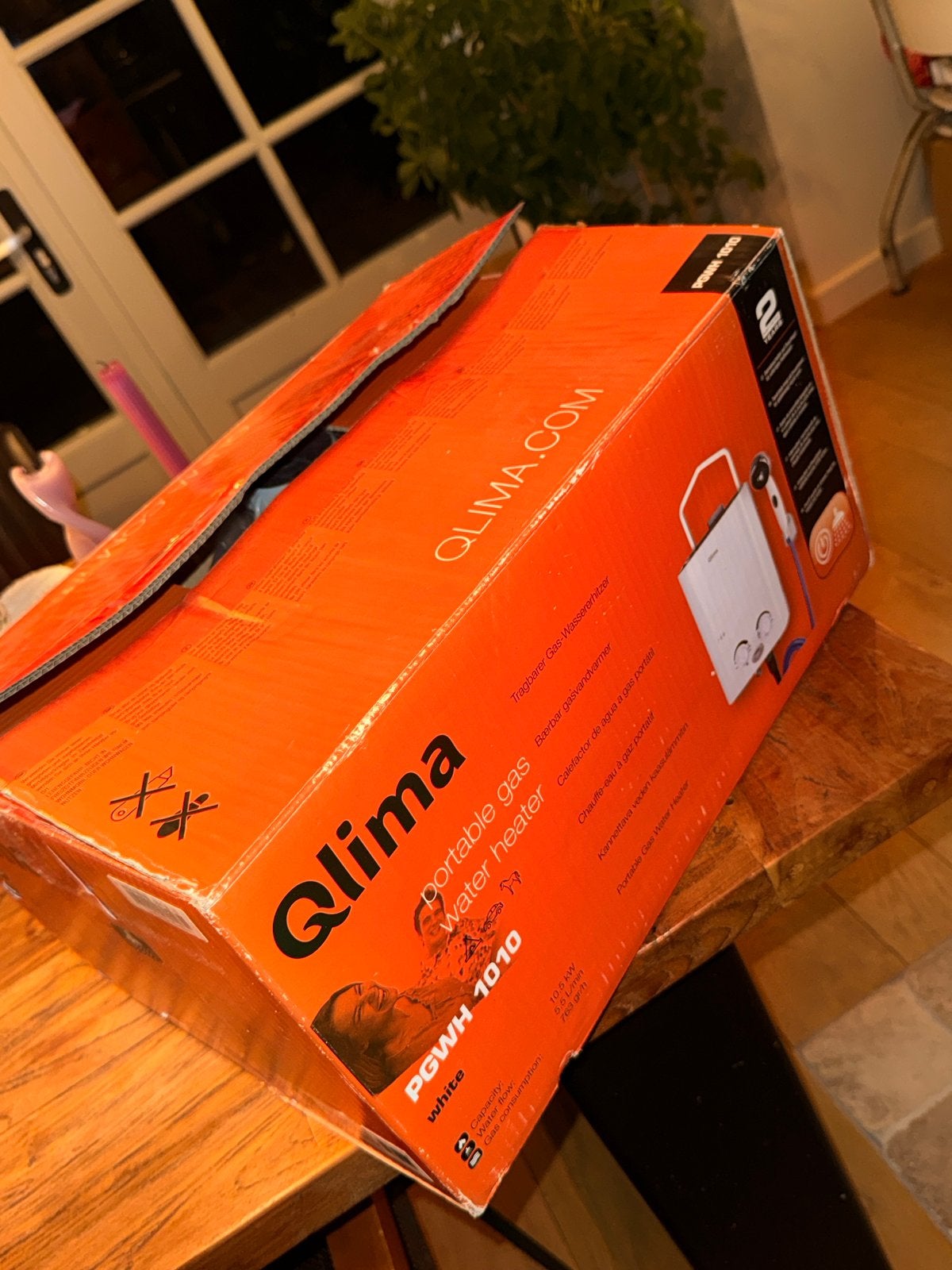Qlima PGWH 1010, Ophalen of Verzenden, Zo goed als nieuw, Elektrisch
