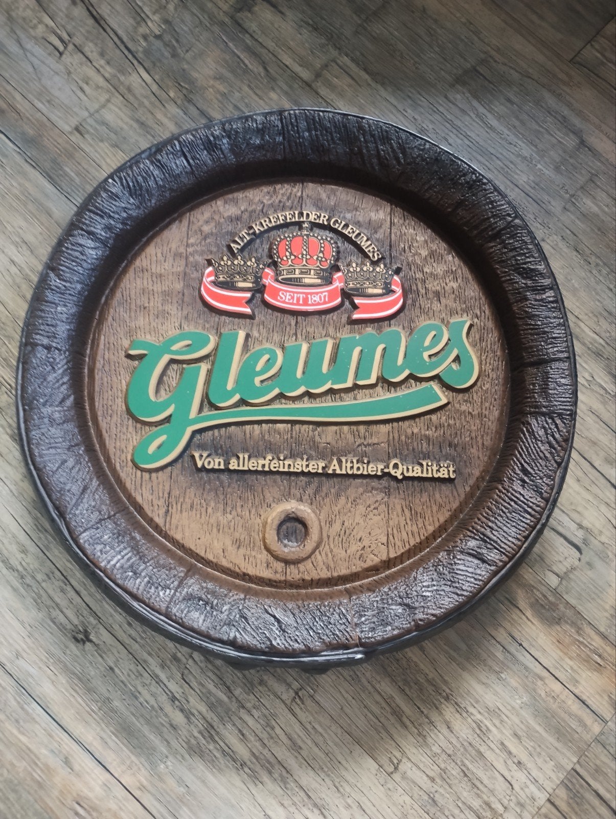 Gleumes Bier reclamebord, Verzamelen, Ophalen of Verzenden, Nieuw, Reclamebord, Plaat of Schild, Overige merken