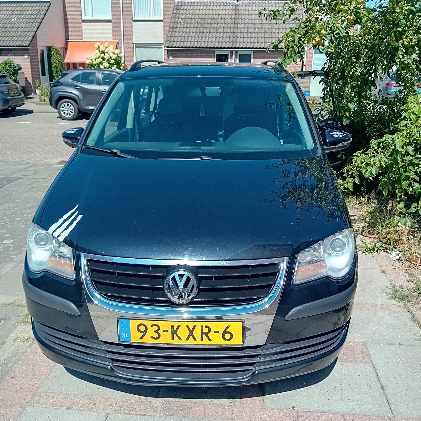 Volkswagen Touran 1.4 TSI 103KW 7P 2010 Zwart, Auto's, Volkswagen, Voorwielaandrijving, 4 cilinders, 7 stoelen, Zwart