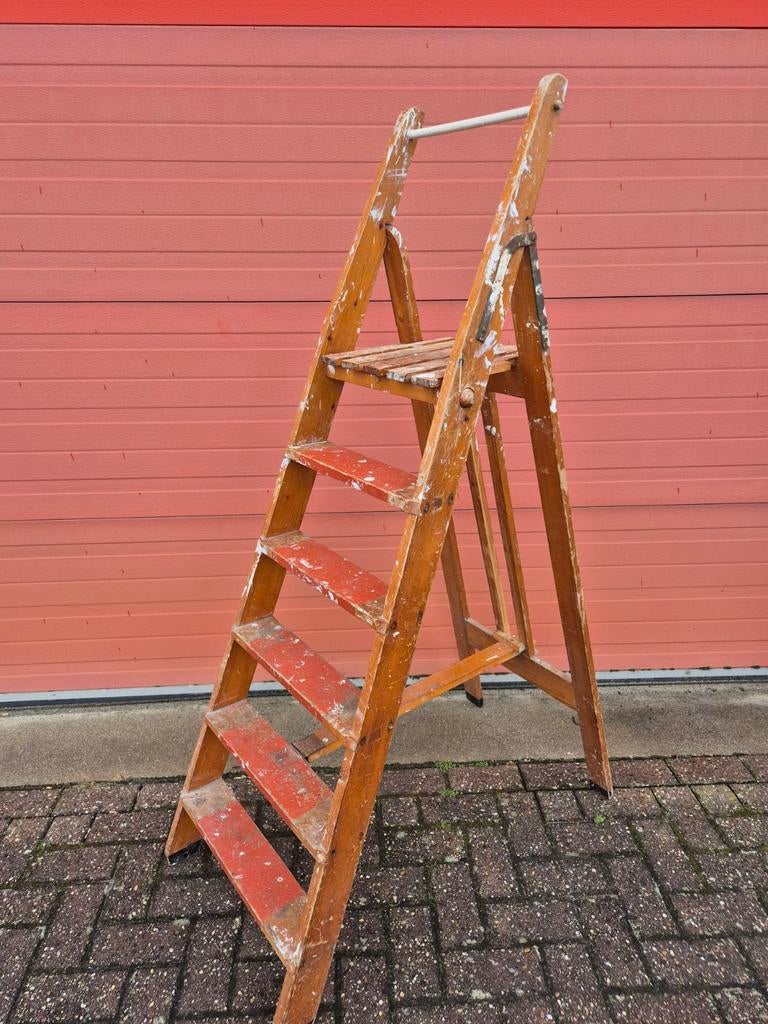 Schilderstrap hout netjes en goed, Ophalen, Zo goed als nieuw, Minder dan 2 meter