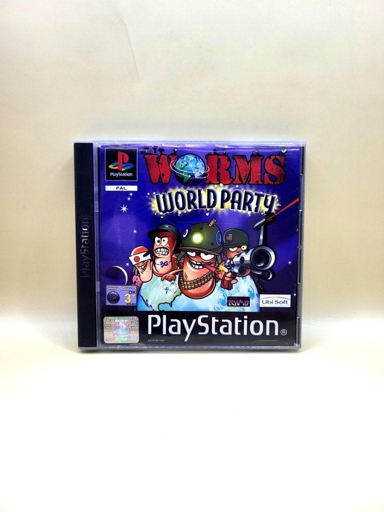 Worms World Party - PlayStation 1 - PS1, Avontuur en Actie, Sony support, Taurusavenue 16 Hoofddorp, Eén computer