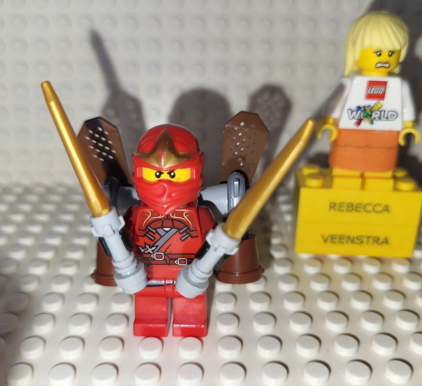 LEGO Ninjago R@RE Kai ZX Ninja Rocket Pack, Gebruikt, Lego, Ophalen of Verzenden, Minifiguur