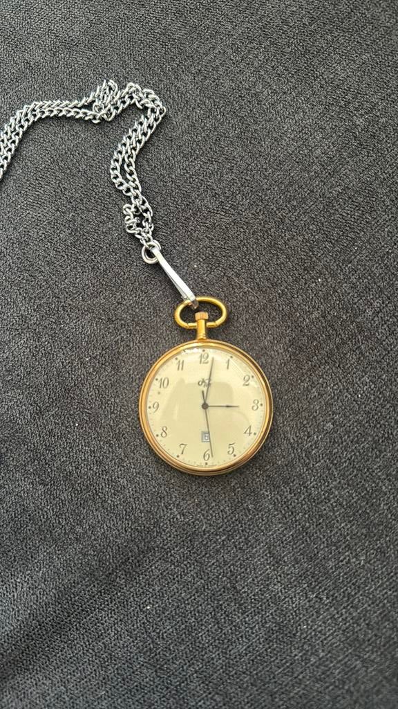 Zakhorloge, Ophalen of Verzenden, Zo goed als nieuw, Goud, Overige materialen