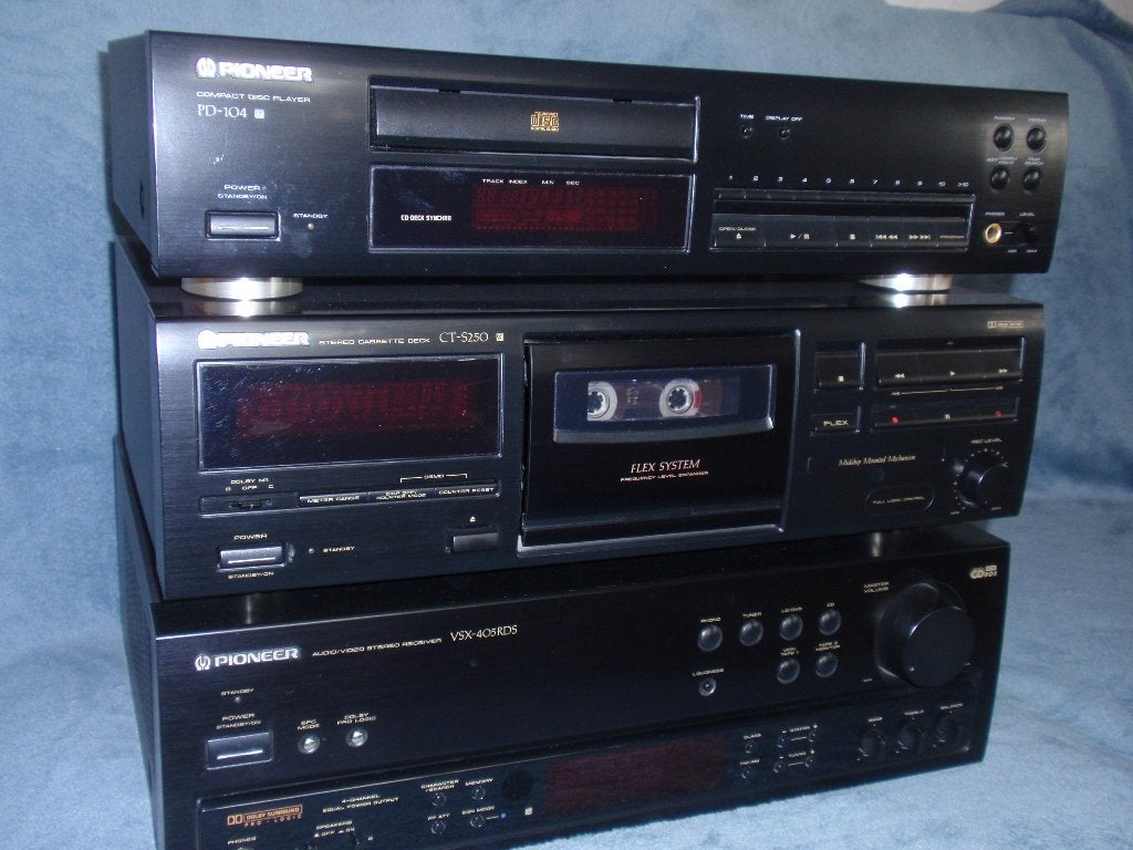 Stereoset Pioneer met B&W DM601 luidsprekers, Ophalen, Losse componenten, Pioneer, Gebruikt