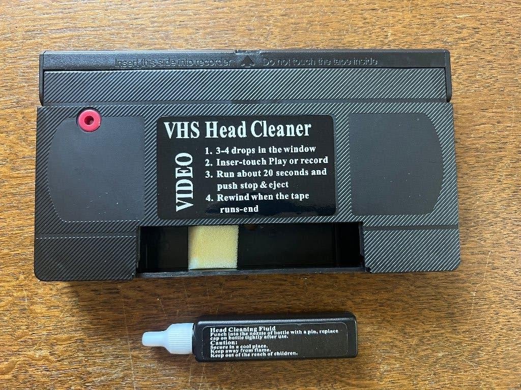 VHS Head Cleaner CLP-020 (incl. vloeistof) - Z.G.A.N., Cd's en Dvd's, VHS | Film, Alle leeftijden, Overige genres, Ophalen of Verzenden