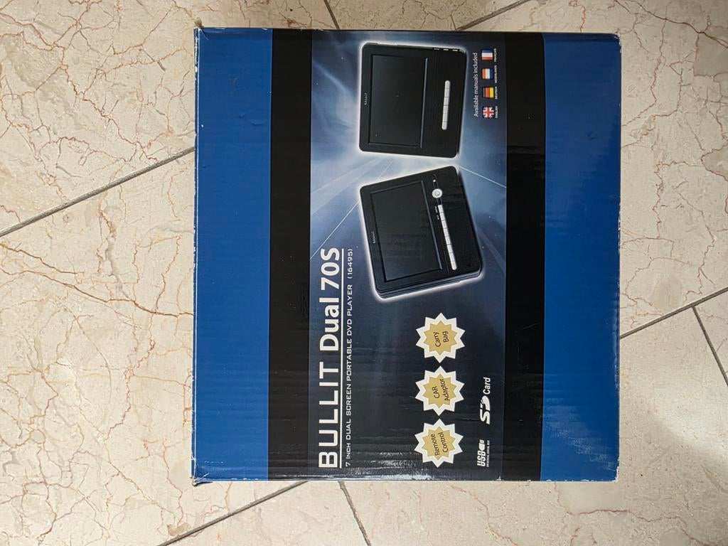 Bullet Dual 70s 7 inch DVD speler voor in de auto, Ophalen