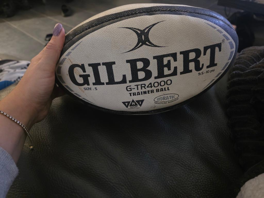 Gilbert G-TR4000 Trainer Rugbybal Maat 5, Sport en Fitness, Rugby, Ophalen of Verzenden, Gebruikt, Bal