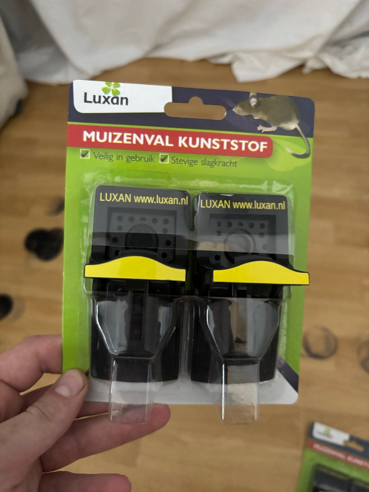 2 pakken muizenvallen - Luxon, Ophalen of Verzenden, Nieuw, Ongediertebestrijding
