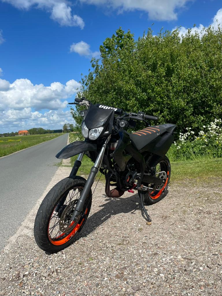 Derbi Senda SM 70 cc MVT DD schakelbrommer, 6 versnellingen, Gebruikt, 70 cc, Ophalen of Verzenden