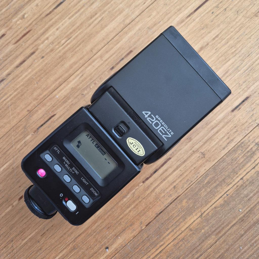 Canon Speedlite 420EZ flitser, Ophalen of Verzenden, Zo goed als nieuw, Canon