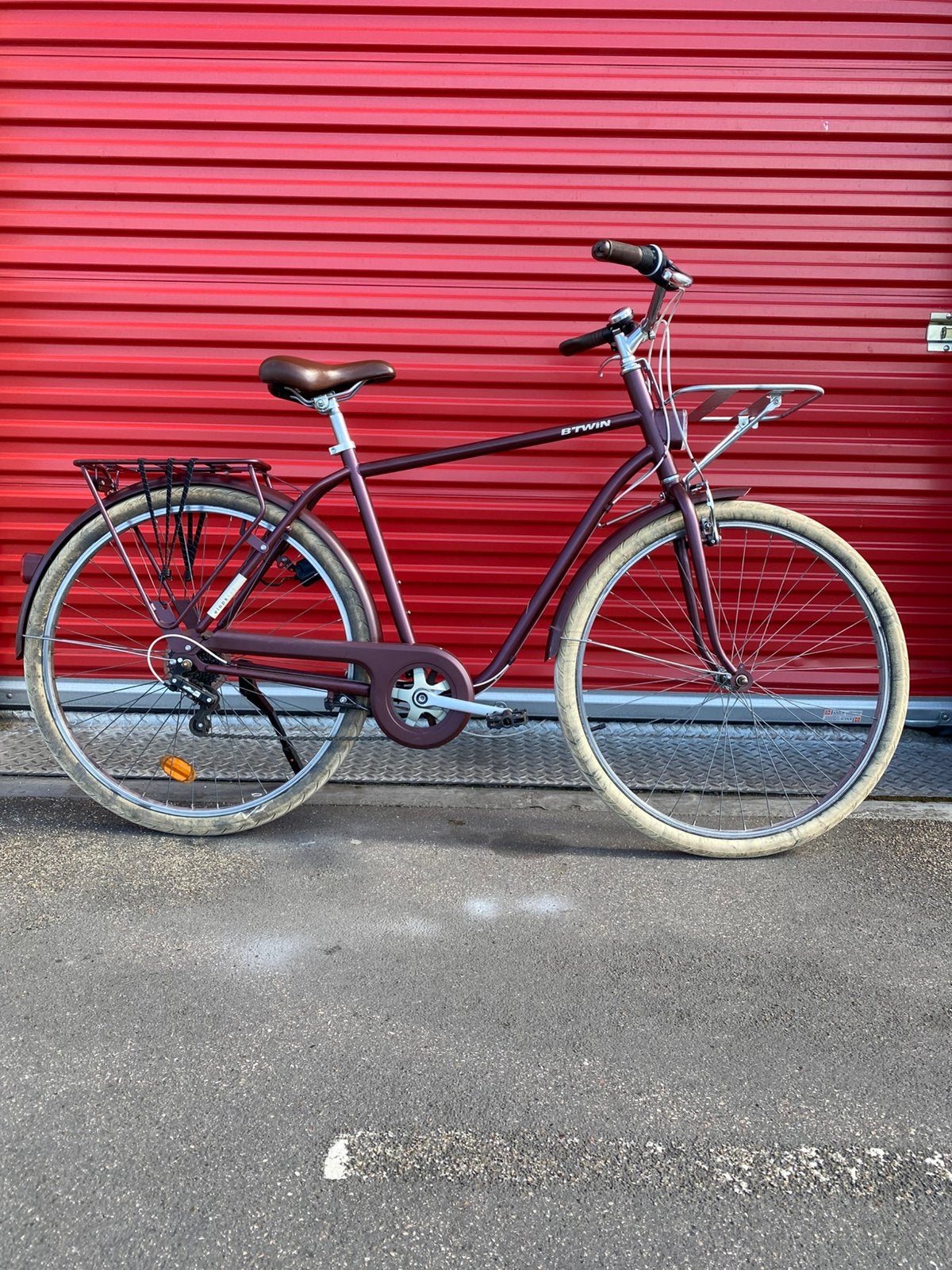 Hoogwaardige B-twin Elops520 Herenfiets - topconditie, Velgrem, Versnellingen, Zo goed als nieuw, 53 tot 57 cm