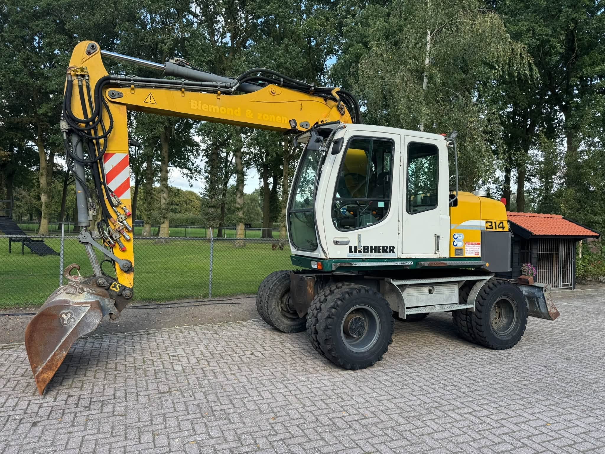 Liebherr A312 Mobiele kraan CW30 + kenteken (bj 2006), Graafmachine