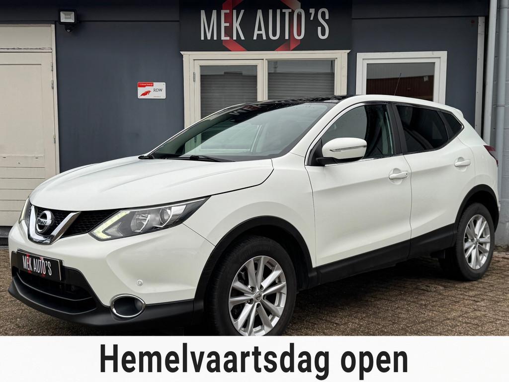 Nissan Qashqai 1.2 Connect Edition|Pano|Camera360|Trekhaak|, Auto's, Nissan, Voorwielaandrijving, Euro 5, Stof, Gebruikt