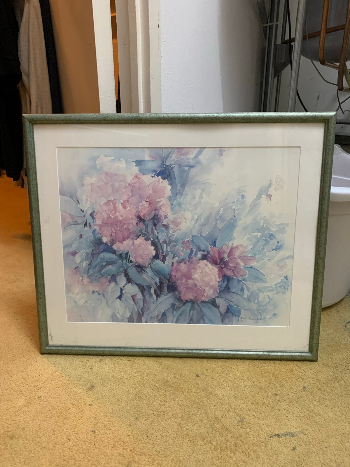 Aquarel van Bea Hazewinkel - Bloemenpracht, Bloemen, Realistisch, Ophalen of Verzenden, Aquarel