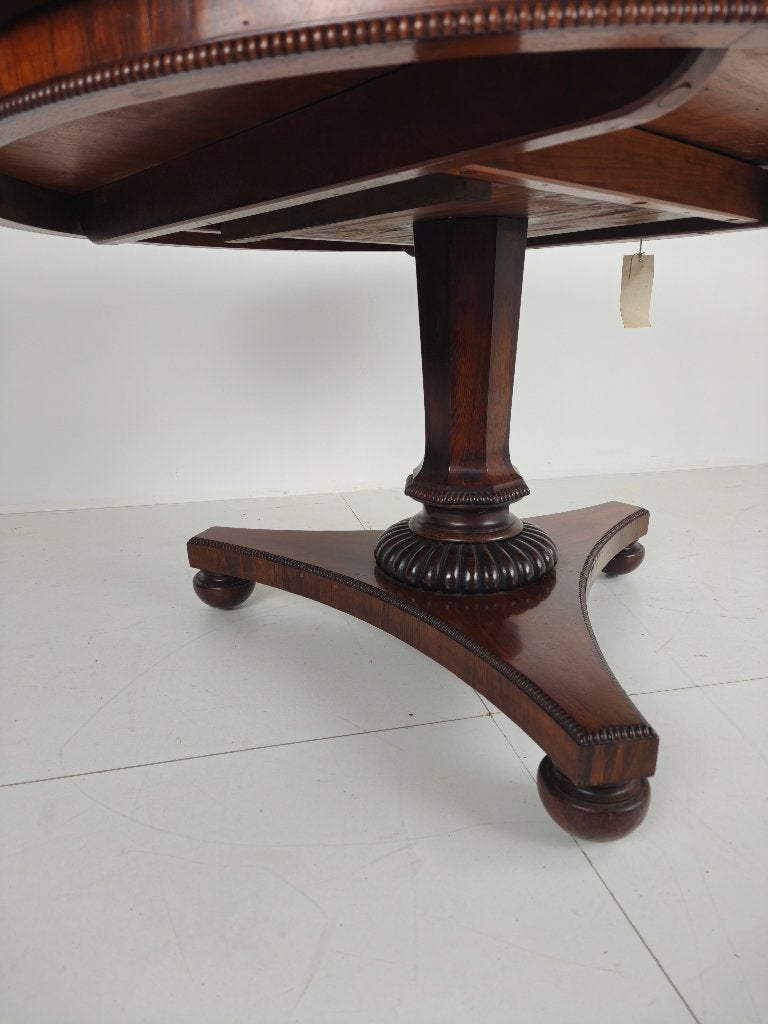 Uitstekende Kwaliteit 19E-Eeuwse Willem Iv Palissander Ontbi, Antiek en Kunst, Ophalen of Verzenden