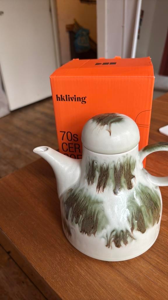 HK living koffie/theepot, Ophalen of Verzenden, Zo goed als nieuw, Porselein