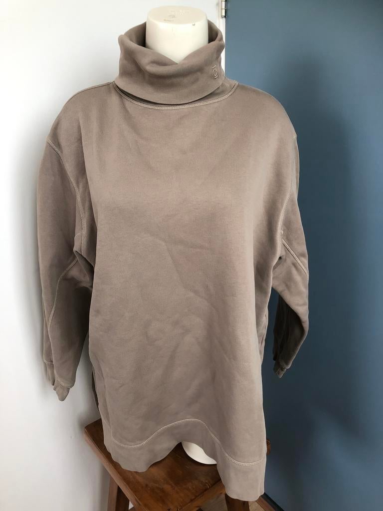 Closed grijze taupe oversized trui coltrui l biologisch, Kleding | Dames, Maat 38/40 (M), Closed, Ophalen of Verzenden, Zo goed als nieuw