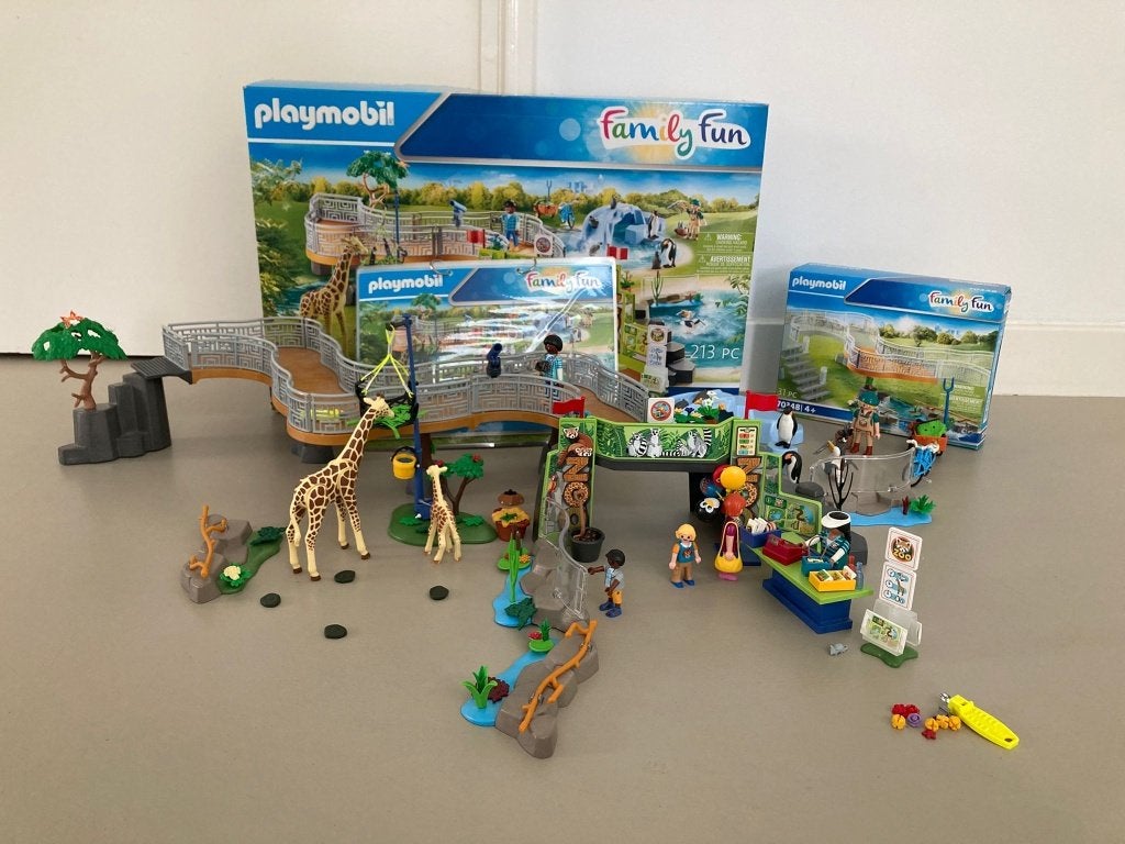 playmobil dierentuin 70341 inclusief extra loopbrug, Complete set, Overige typen, Zo goed als nieuw, Family fun