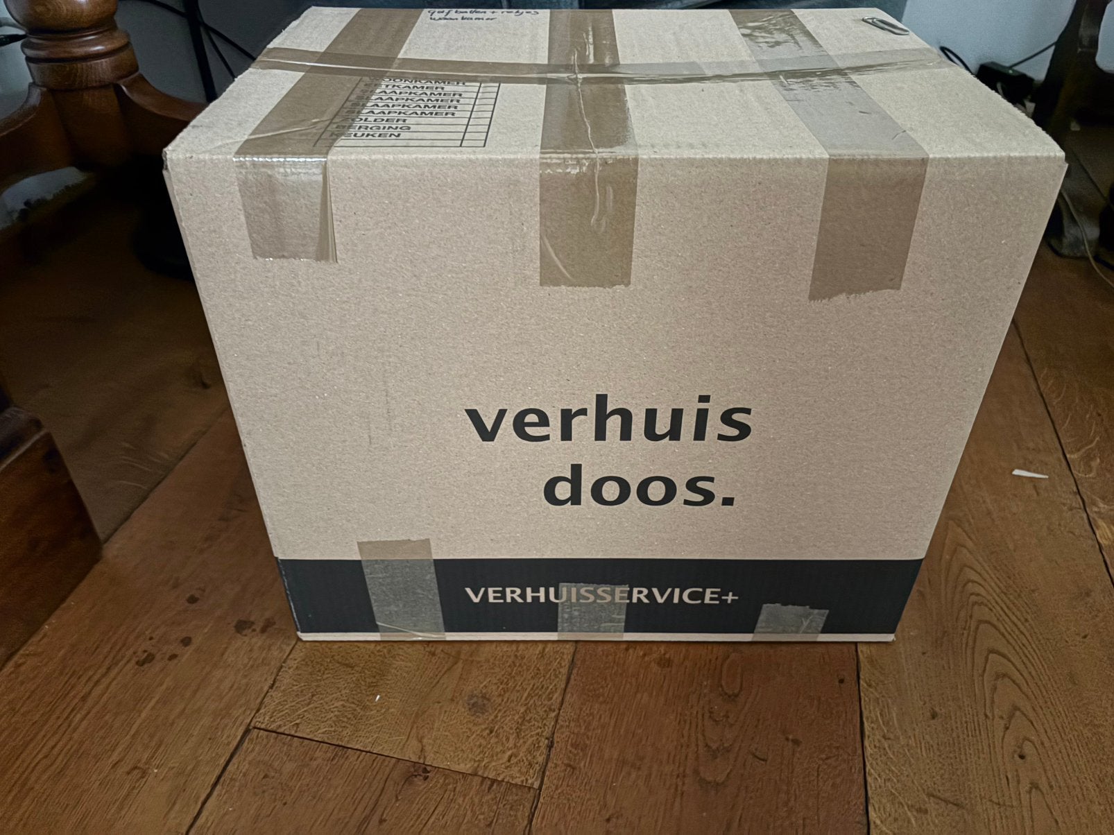 45 verstevigde VERHUISDOZEN plus grote zak vlokken!, Doe-het-zelf en Verbouw, Ophalen, Doos, 40 tot 60 cm, 50 tot 75 cm