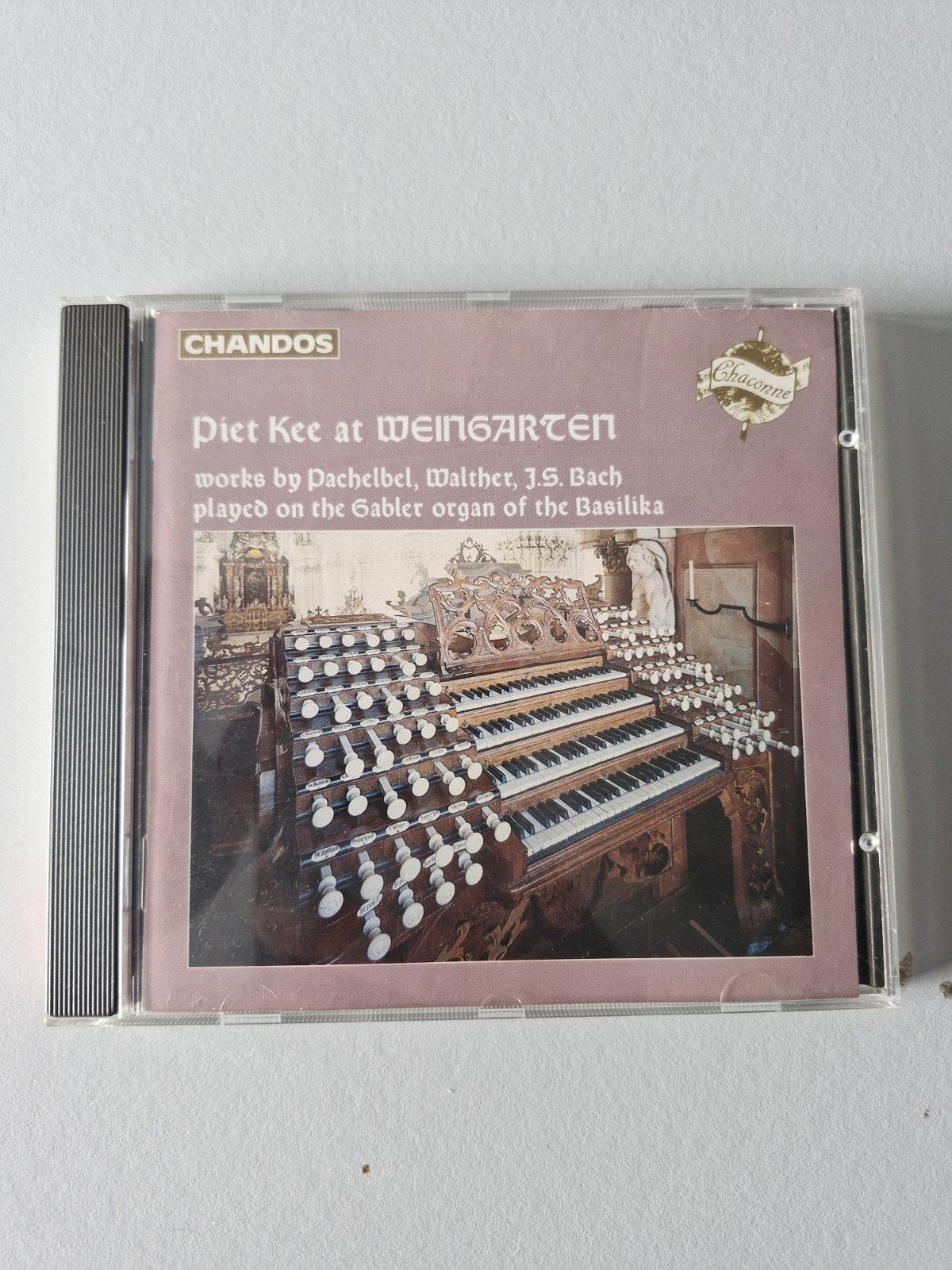 Orgel CD Piet Kee Weingarten - Bach, Pachelbel, Walther, Ophalen of Verzenden, Barok, Gebruikt, Overige typen