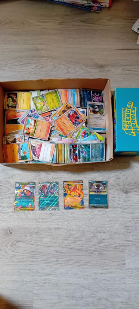 Pokémon kaarten Ascended Heroes BULK + ex, Ophalen of Verzenden, Zo goed als nieuw, Meerdere kaarten, Foil