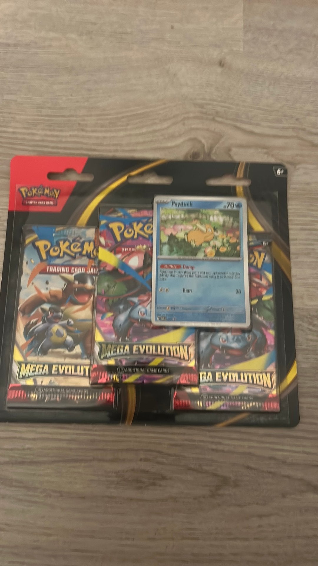 Mega Evolution: Psyduck 3-Pack Blister, Ophalen of Verzenden, Nieuw